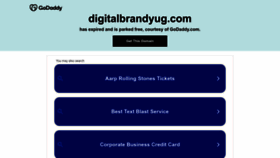 What Digitalbrandyug.com website looks like in 2024 