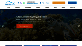 What Dolphin-diving.ru website looks like in 2024 