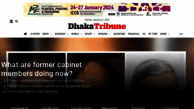 What Dhakatribune.com website looks like in 2024 
