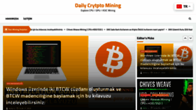 What Dailycryptomining.com website looks like in 2024 