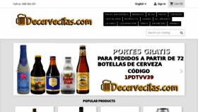 What Decervecitas.com website looks like in 2024 
