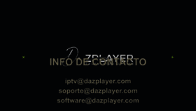 What Dazplayer.com website looks like in 2024 