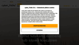 What Domeny.pl website looks like in 2024 