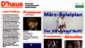 What Dhaus.de website looks like in 2024 