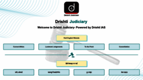 What Drishtijudiciary.com website looks like in 2024 