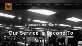 What Diamondhaircutsshop.com website looks like in 2024 