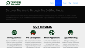 What Digiteck.in website looks like in 2024 