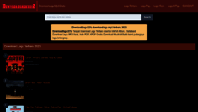 What Downloadlagu321z.net website looks like in 2024 