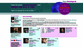 What Deine-kartenleger.de website looks like in 2024 