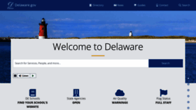 What Delaware.gov website looks like in 2024 