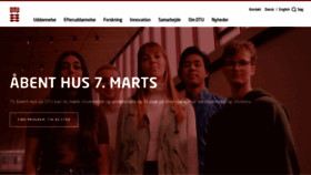 What Dtu.dk website looks like in 2024 
