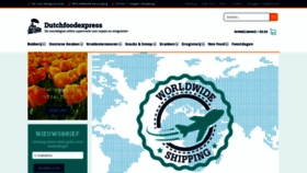 What Dutchfoodexpress.nl website looks like in 2024 