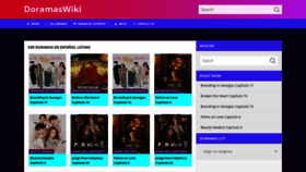 What Doramaswiki.com website looks like in 2024 