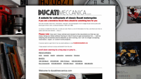 What Ducatimeccanica.com website looks like in 2024 