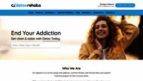 What Detoxrehabs.net website looks like in 2024 