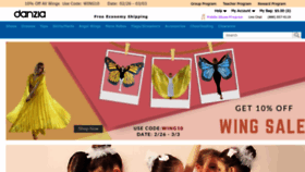 What Danzia.com website looks like in 2024 