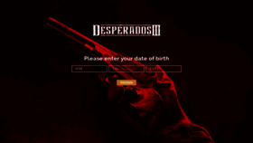 What Desperadosgame.com website looks like in 2024 