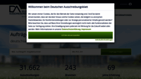 What Deutsches-ausschreibungsblatt.de website looks like in 2024 