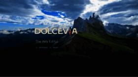 What Dolcevia.com website looks like in 2024 