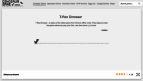 What Dinosaur-game.io website looks like in 2024 