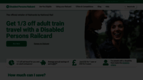 What Disabledpersons-railcard.co.uk website looks like in 2024 