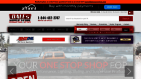 What Dalessuperstore.com website looks like in 2024 