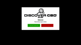 What Discovercbd.com website looks like in 2024 