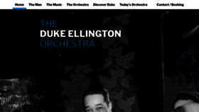 What Dukeellington.com website looks like in 2024 