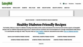 What Diabeticlivingonline.com website looks like in 2024 