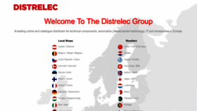 What Distrelec.com website looks like in 2024 