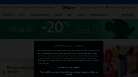 What Disneystore.fr website looked like in 2024 (2 years ago)