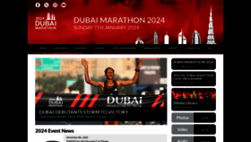 What Dubaimarathon.org website looks like in 2024 