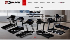 What Dapowsports.com website looks like in 2024 
