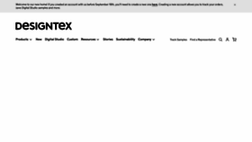 What Designtex.com website looks like in 2024 