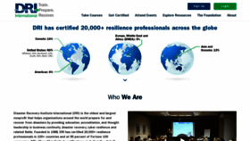What Drii.org website looks like in 2024 