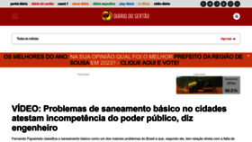 What Diariodosertao.com.br website looked like in 2024 (1 year ago)