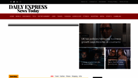 What Dailyexpressnewstoday.com website looks like in 2024 