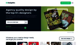 What Designbro.com website looks like in 2024 