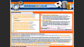 What Databasedev.co.uk website looked like in 2024 (2 years ago)