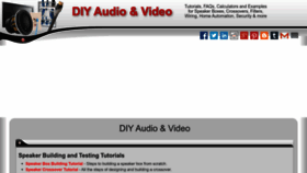 What Diyaudioandvideo.com website looks like in 2024 