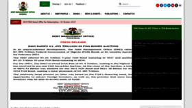 What Dmo.gov.ng website looks like in 2024 