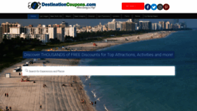 What Destinationcoupons.com website looks like in 2024 