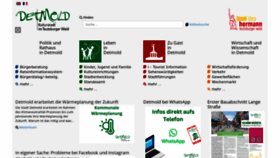 What Detmold.de website looks like in 2024 