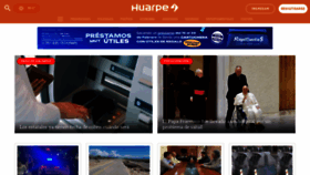 What Diariohuarpe.com website looks like in 2024 