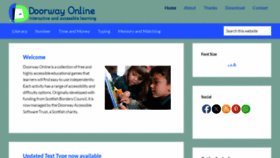 What Doorwayonline.org.uk website looks like in 2024 