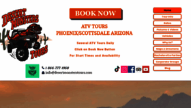 What Desertmonsterstours.com website looks like in 2024 