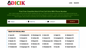 What Dicik.com website looks like in 2024 