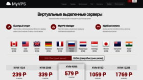 What Dns-hosting.ru website looks like in 2024 