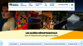 What Departement974.fr website looks like in 2024 