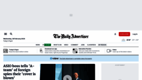 What Dailyadvertiser.com.au website looks like in 2024 